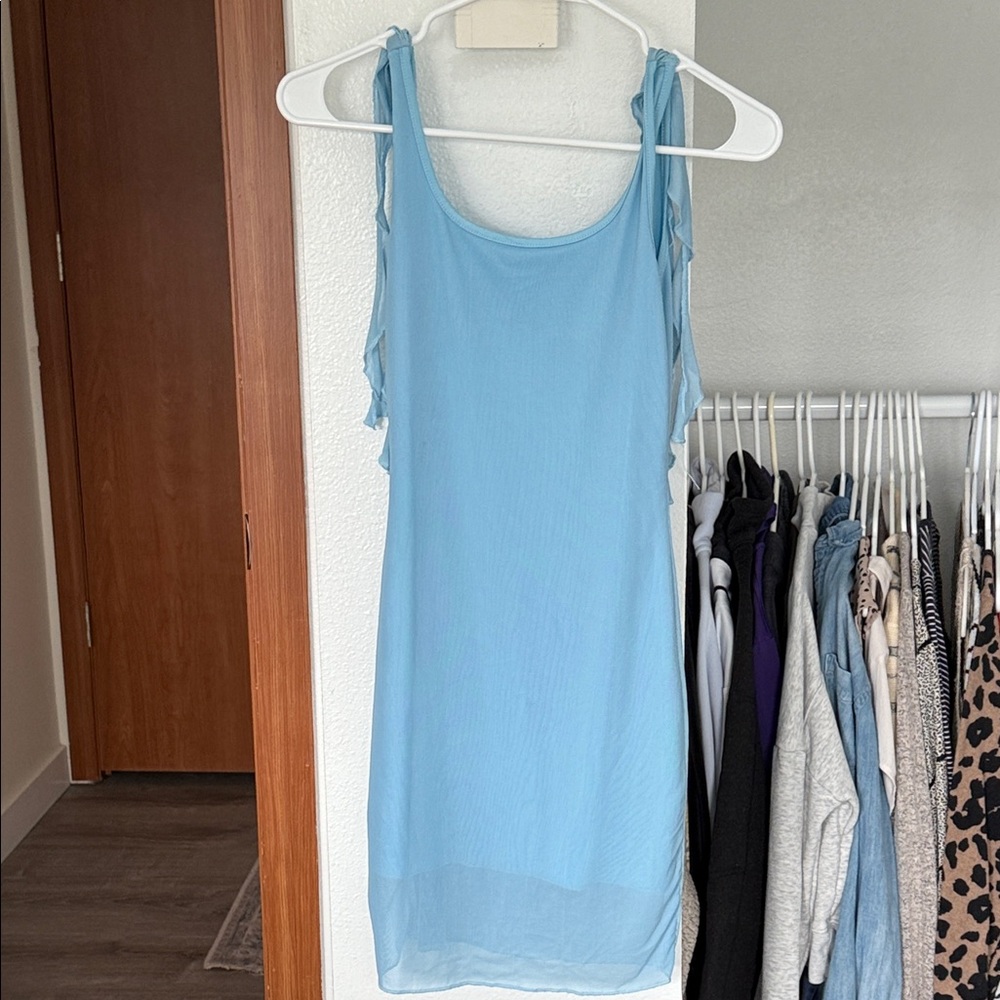 Forever 21 Light Blue Mini Dress